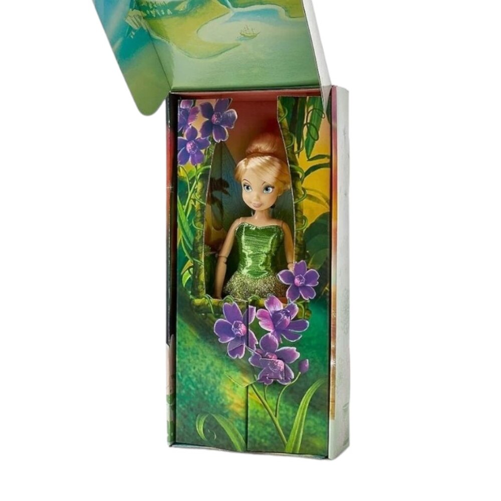 Disney Princess Tinker Bell Fairy Doll Glittery Dress & Wings